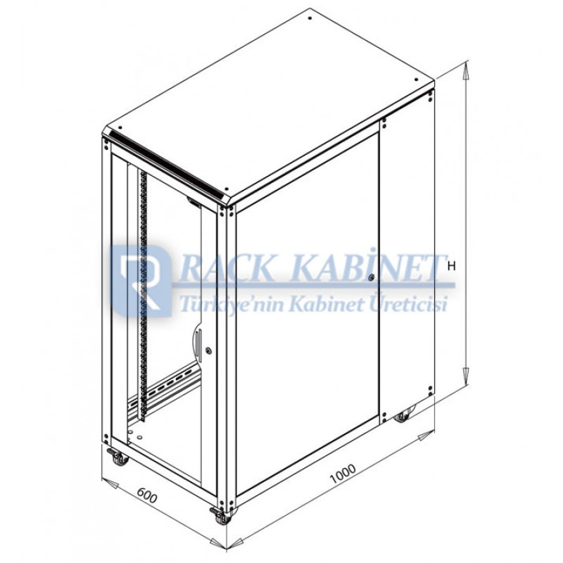 26U EKO RACK KABİNET 60cm GEN...
