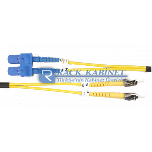 ST/PC-SC/PC Single Mode 9/125 Duplex Pat...